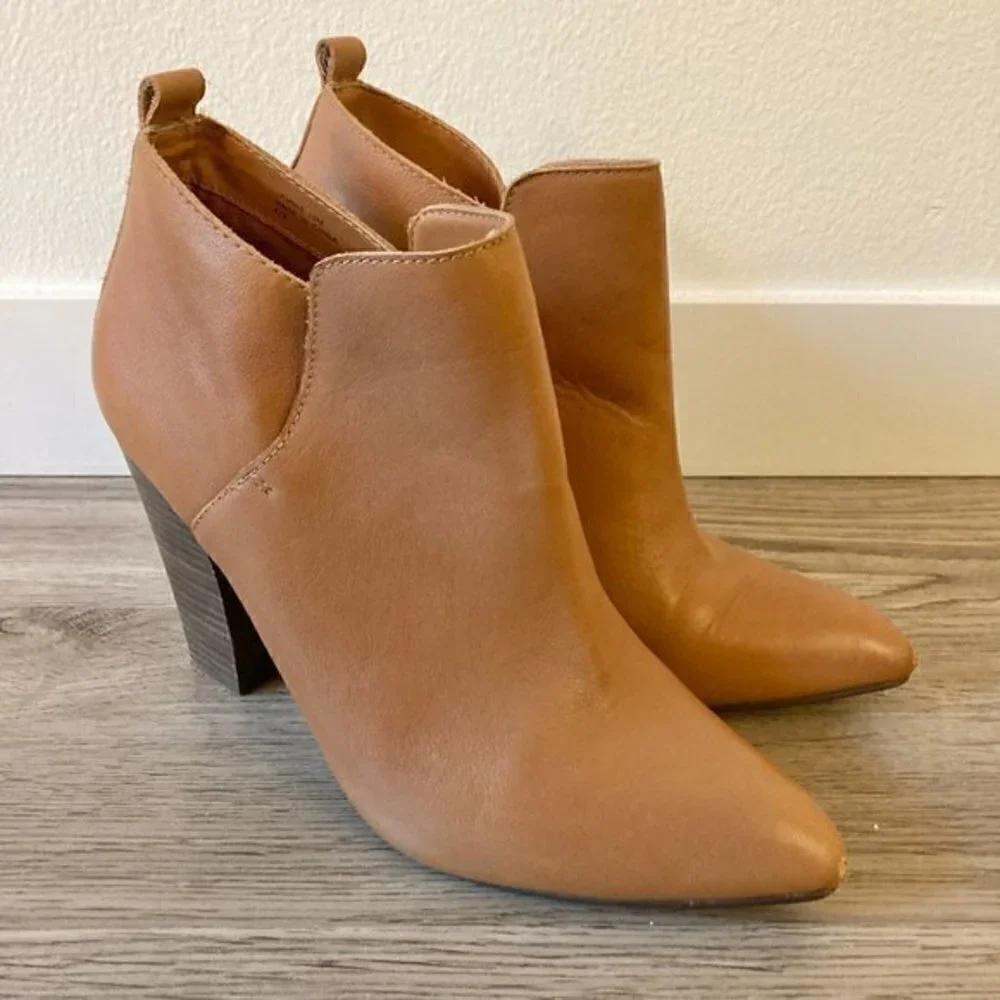Steve Madden Genuine Leather Jammie Ankle Boots Size 10 - Picture 2 of 8